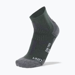 Férfi zokni Uyn Trekking 2IN Low Cut military/grey melange