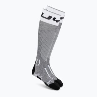Női sízokni Uyn Ski One Merino Socks grey melange/white