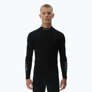 Férfi thermo hosszú ujjú felső UYN Elevatyon Biomorph LS Turtle Neck black
