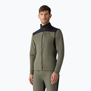 Férfi pulóver Fischer Flex Jacket olive green