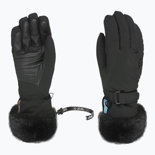 Női síkesztyűk Level Jolie W pk black