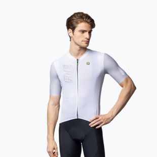 Férfi kerékpáros mez Alé Follow Me white