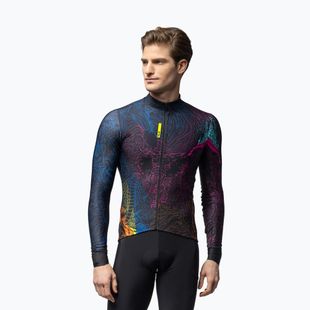 Férfi kerékpáros pulóver Alé Zanzibar Jersey multicolore/multicolor