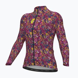 Női kerékpáros pulóver Alé Flowery LS Jersey rosa/pink