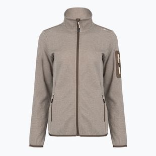 Női pulóver CMP 34H6386 toffee/cream