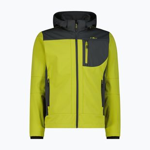Férfi softshell dzseki CMP 3A01787N Zip Hood cardamom/black pine
