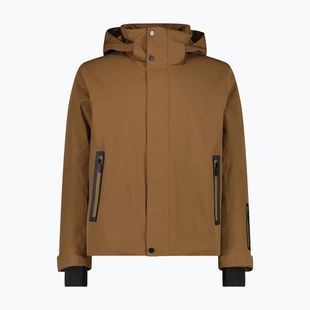 Férfi síkabát CMP 36W0017 Zip Hood copper