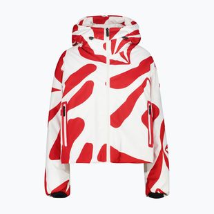 Női síkabát CMP Fix Hood red/b.co gesso