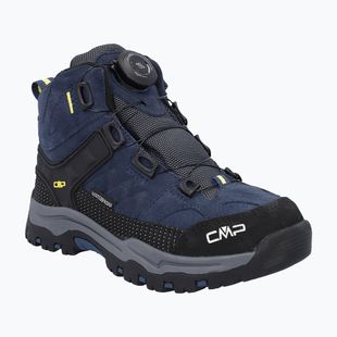 Gyermek túracipők CMP Kiruna Mid Fitgo Fleece Wp blue ink/yellow