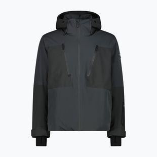 Férfi síkabát CMP 36W0027 Fix Hood black pine