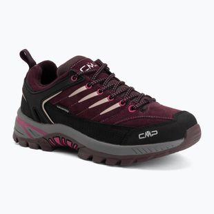 Gyermek túracipők CMP Rigel 2.0 Low Waterproof black berry/amaranto