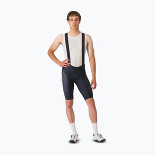 Férfi Castelli Competizione 2 kötött kerékpáros rövidnadrág fekete