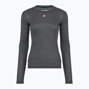 Női kerékpáros hosszú ujjú póló Castelli Medio Base Layer W melange gray