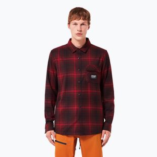 Férfi ing Oakley Butter Flannel Shirt black/grenache check