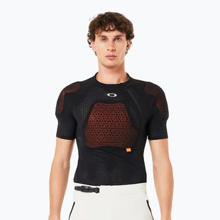 Férfi Oakley Drop In D30 Full Impact blackout kerékpáros mez protektorokkal