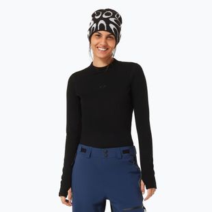 Női termoaktív pulóver Oakley Spruce Wool Base Layer blackout