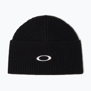 Téli sapka Oakley Ellipse Ribbed Beanie blackout
