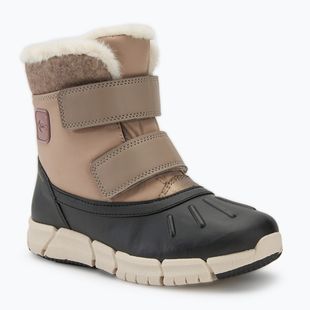 Gyerek hótaposó Geox Flexyper ABX dark beige/black