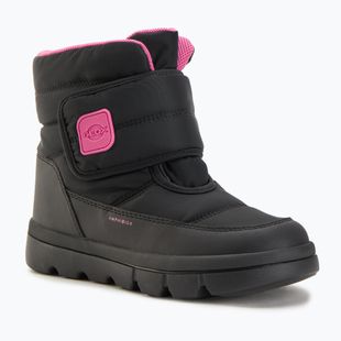 Gyerek hótaposó Geox Willaboom ABX black / fuchsia