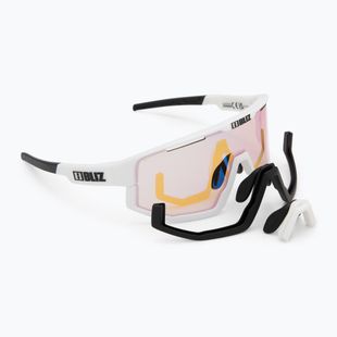 Napszemüveg Bliz Fusion Nano Optics Nordic Light matt white/ coral/ orange w blue multi