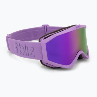 Gyerek síszemüveg Bliz Liner Jr matte purple/brown/purple multi