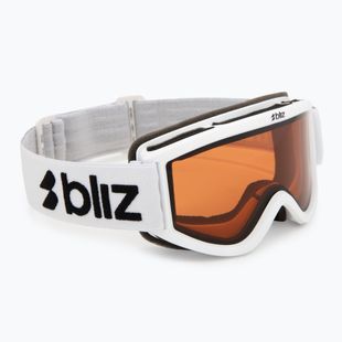 Gyerek síszemüveg Bliz Pixie Jr matte white/orange