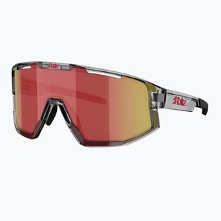 Bliz Fusion napszemüveg transparent dark grey/brown red multi