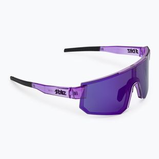 Napszemüveg Bliz P005 transparent purple/smoke purple mirror