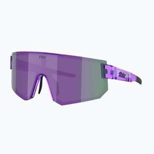 Napszemüveg Bliz P005 transparent purple/smoke purple mirror