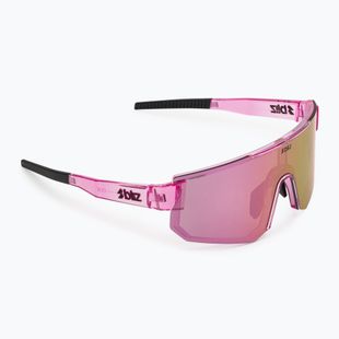 Napszemüveg Bliz P005S transparent pink/brown rose multi