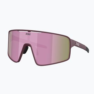 Napszemüveg Bliz P001S matte burgundy/brown rose multi
