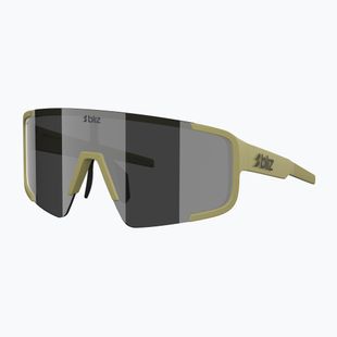 Napszemüveg Bliz P003 matte amber green/smoke silver mirror