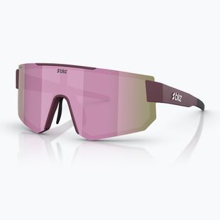 Napszemüveg Bliz P005S matte burgundy/brown rose multi