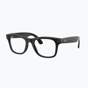Kamerás szemüveg Ray-Ban Meta Wayfarer transp. black/trs aquamarine