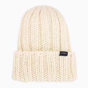 Női téli sapka Woolrich Chunky Beanie 2026 milky cream