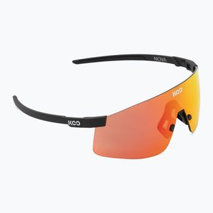 Napszemüveg Koo Nova black matt/red mirror