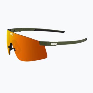 Napszemüveg Koo Nova olive green matt/orange mirror