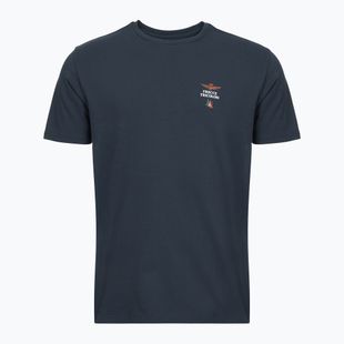 Férfi póló Aeronautica Militare AM1UTI005 kereknyakú blue
