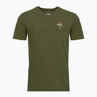 Férfi póló Aeronautica Militare AM1UTI006 V-Neck military