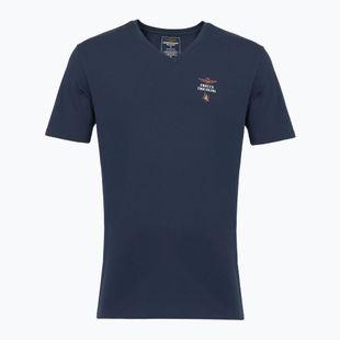 Férfi póló Aeronautica Militare AM1UTI006 V-Neck blue