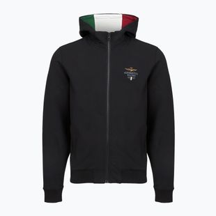 Férfi pulóver Aeronautica Militare FE2096UF00674 Hoodie jet black