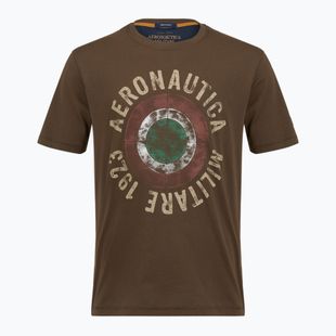 Férfi póló Aeronautica Militare TS2538UJ00727 chestnut brown