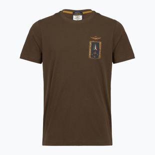 Férfi póló Aeronautica Militare TS2535UJ00641 chestnut brown