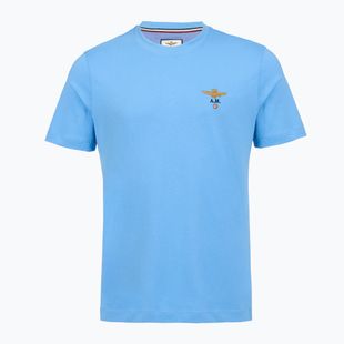 Férfi póló Aeronautica Militare TS1580UJ00372 silver lake blue