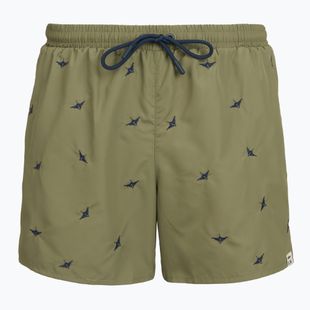 Férfi úszóshort Aeronautica Militare BW0232UCT04317 lichen green