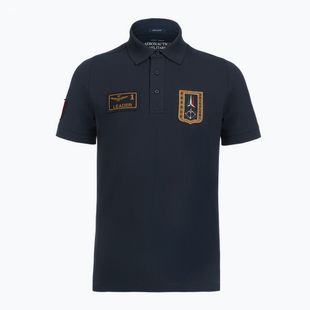 Férfi póló Aeronautica Militare PO1927UP00191 Navy blue polo