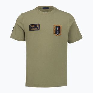 Férfi póló Aeronautica Militare TS2544UJ00592 lichen green
