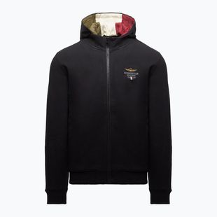 Férfi pulóver Aeronautica Militare 262FE2097UF00662 Hoodie jet black
