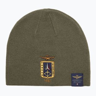 Férfi téli sapka Czapka Aeronautica Militare 262CU0092UL00450 tea leaf