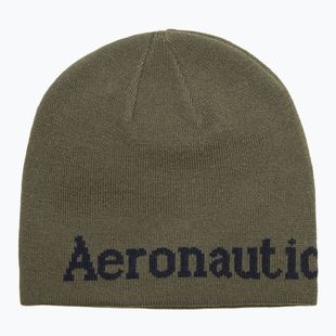 Férfi téli sapka Czapka Aeronautica Militare 262CU0093UL00450 Tea Leaf